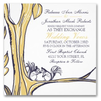 squirrel wedding invitations